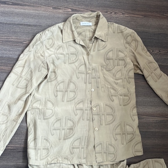 Anine Bing monogram co ord set xs - Picture 4 of 6